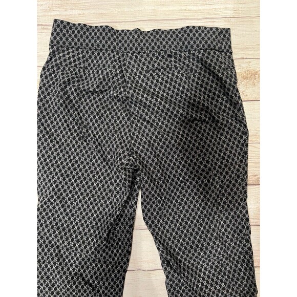 89th & MADISON Black/Gray print Pants Slacks With Stretch size 10 - Picture 4 of 6